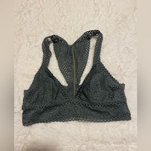 Aerie Bralette! Size:M, Color:Green